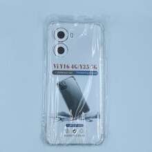 Compatible With Vivo Phone Case Transparent Anti-Drop Shell 1.5mm Thickened Air Cushion Airbag Case Full Coverage Anti-Collision High Definition Transparent Phone Protective Shell, Camera Lens And Screen Raised Protection Precise Cutouts Transparent Air Cushion Phone Case Four Corners Thickened Air Cushion Anti-Drop Shell - Clear - View 58