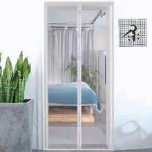 2025¡Esencial para prevenir mosquitos! 1 Set de Cortina de Malla Blanda Magnética para Puertas - ¡Protección Anti - Mosquitos y Moscas Absoluta! Instalación Super Fácil, Diseño Auto - adhesivo, Bordado encriptado - ¡Apto para Todas las Estaciones! - Marrón - Ver 10