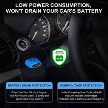 Escáner de coche inalámbrico Bluetooth 12V, escáner 2EN1 para motocicleta y escáner EOBD OBD2 para coche, adaptador OBDII para comprobar fallos del motor, herramienta de escaneo para iOS, Android & Windows, restablecimiento del servicio del motor para motocicletas BMW/Ducati/KT-M/Benelli/Triumph - Escáner BT - Ver 4