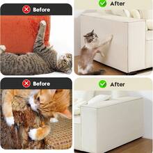 Self-Adhesive Cat Scratching Mat, 1 Roll Couch Protector From Cat Claws For DIY Sofa, Wall, Doors, Cut Anti Cat Scratch Pad Carpet Mat, Pet Supplies - 40*200CM - View 8