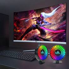 Smart RGB Ambient Light, Multi-Color Changing, Multiple Lighting Mode Switching, LED Light, Music Pickup Light Automatic Color Change, Music Rhythm Light, LED Ambient Light For Gaming Room, TV, Home Theater, Birthday Party, Room Decoration - Music Rhythm Light - View 2
