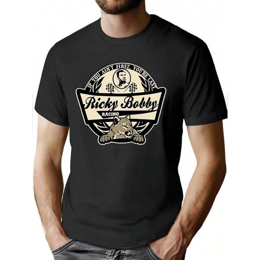 Men T-Shirts - 黑色 - 查看 1