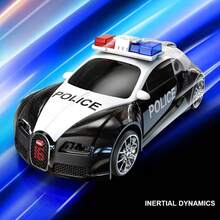 Children's Inertia Drift Car New UV Colorful Racing Car Boy Gift Realistic Model Toy - Multicolor - View 1