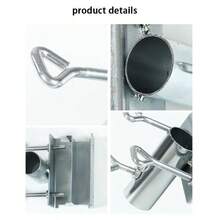 Umbrella Fixing Clip Bracket – Heavy Duty Parasol Stand Holder For Umbrella - Silver - View 3
