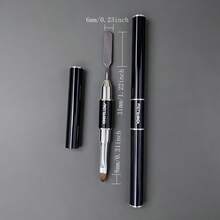 Minimalist Metal Style Nail Art Pen 1/2pcs Set For Basic Color Application - Black - View 7