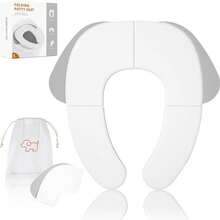 Foldable Toddler Toilet Seat, Portable Potty Training Seat For Travel And Home, Non-Slip, Fits Most Toilets, Easy To Clean, Includes Travel Storage Bag (Grey) - Multicolor - View 10