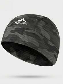 1pc Men's Cycling Ice Silk Sun Protection Cycling Cap With Sweat-Absorbing Inner Lining - Multicolor - View 5