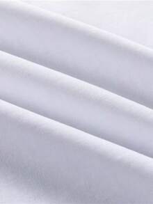 1 Pack Women's T-Shirts, Comfortable T-Shirts, Casual Women's Clothing, Versatile, Suitable For Streetwear, Daily Outings, Camping, Concerts, Rock, And Rap Events, Short Sleeve T-Shirts, Fashion - 白色 - 查看 3
