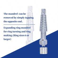KLONKEE Ring Expander Tool, Ring Adjustment Tool, Ring Size Adjustment Tool, Suitable For Expanding Gold, Silver And Soft Metal Rings - Ring Expander - View 3