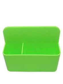 塑膠磁吸筆筒，適用於黑板/冰箱，4.72 X 1.57 X 3.94，白板乾擦筆收納盒，磁吸收納盒配件，鉛筆杯，筆筒 - 多色 - 查看 12
