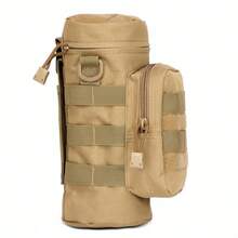 Men's Tactical Waist Bag With Water Bottle Holder, Outdoor Waist Belt Multi-Function Storage Pouch For Hiking, Running, Camping, MOLLE Storage Bag - Multicolor - View 10