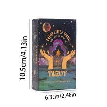 1pc Mysterious Tarot Cards Fortune Telling Game Cards Party Gathering Game Every Little Thing You Do Is Magic Tarot - Chocolate Brown - View 5