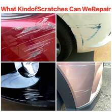 1pc Car Scratch Repair Pen Transparent Paint Marker Aluminum Tube Waterproof Non-Fading Sun-Resistant FixitPro Oil-Based Car Scratch & Scuff Repair Pen - Multicolor - View 4