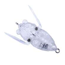 HENGJIA 10pcs Cicada-Shaped Crankbait Lures 4CM-5.1G Unpainted Hard Baits Bionic Cicada Blank Body DIY Fishing Tackle Artificial Lures - Multicolor - View 4