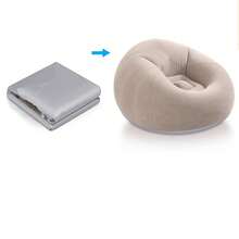 Inflatable Bean Bag Chair, Inflatable Camping Chair, Inflatable Slouchy Sofa Chair, Foldable Portable Inflatable Chair, Suitable For Living Room, Bedroom, Reading Room - Multicolor - View 12