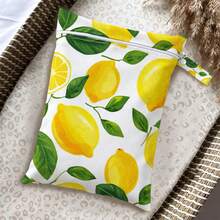 Cute Summer Fruit Print Wet Dry Separation Swimming Bag, Girly Beach & Pool Pouch, Lightweight Travel Storage Organizer - Multicolor - View 33