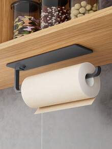 Wall-Mounted Tissue Paper Holder, No Drilling Required, Home Essential, Suitable For Kitchen, Bathroom, Office, Living Room, Wardrobe, Bathroom Accessories - Multicolor - View 15