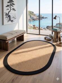 Chilai Home Modern Kitchen Rug- Minimalist Digital Print Floor Mat for Living Room & Bedroom Rug, Machine washable, Made in Turkiye 80x200 cm, 80x300 cm,100x200 cm, 120x180 cm - 薑黃 - 查看 3