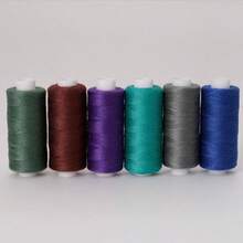 6入組 400碼混色聚酯纖維縫紉線，適用家用DIY縫紉與刺繡 - 彩色 - 查看 16