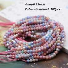 180pcs/ 200pcs 4mm 2025 Spring Multicolor Coffer Champange Color Bicone Glass Beads - Faceted Spacer Beads For DIY Jewelry - Bicone - View 52