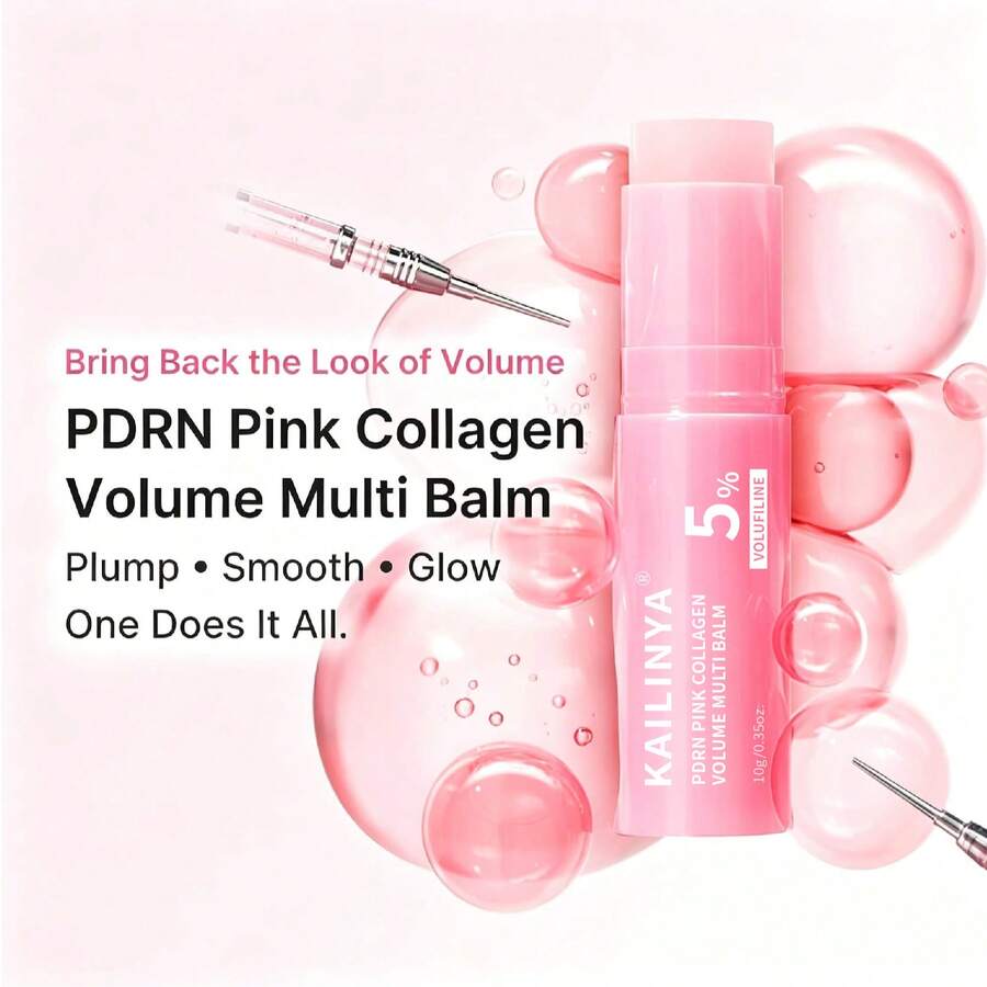 PDRN 粉紅膠原蛋白豐盈多效棒 | 全方位 Volufiline、PDRN、NAD 棒,打造年輕外觀,淡化細紋,緊緻抗老護理 | 適用於眼下、頸部、額頭、鼻唇溝、唇部護理 | 韓系保養 - 粉紅色*2 - 查看 1
