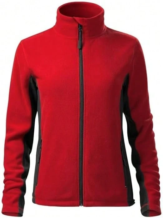 [Malfini Frosty Men's Fleece Jacket MLI-52802] – Men's Fleece Jacket Made With Warm And Durable Materials That Guarantee Comfort And Excellent Thermal Insulation. - Red - View 1