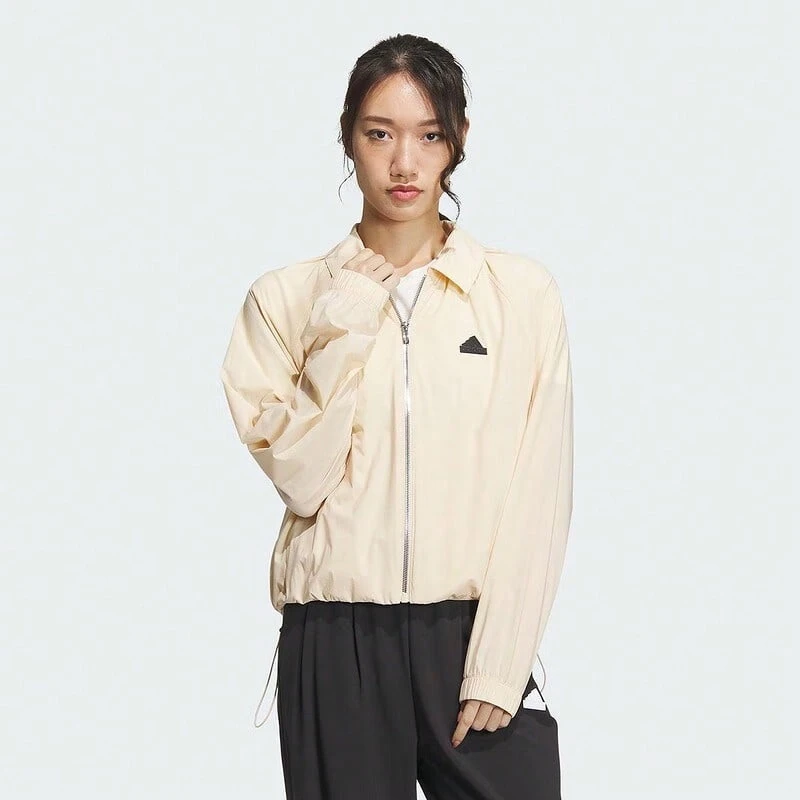 Adidas Women's Sports Casual Jacket - Apricot - View 1