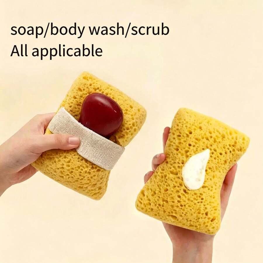 1pc Bath Sponge Soap Bag Foaming Mesh Scrubbing Sponge Bath Ball - A - View 1