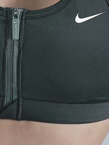 Sujetador deportivo Nike Authentic Swoosh para mujer, transpirable, con cremallera, fácil de poner y quitar FN2732-338 - FN2732-338 - Ver 5