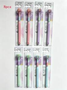 1/2/4/8入超柔軟尼龍刷毛，專為敏感牙齒與牙齦設計。V型刷頭深層清潔，45°貼合角度輕鬆觸及難刷區域。人體工學手柄提供穩固防滑抓握感。 - 彩色 - 查看 18