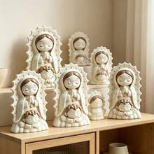 Prayer Resin Silicone Mold Suitable For DIY Candles, Soap And Wax Crafts - Handmade Angel Mold With European Prayer, Asymmetrical Shape For Resin, Holiday Decoration, Gifts - Two Angels - View 2