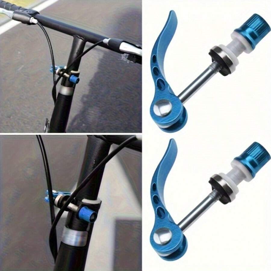 3pcs Mountain Bike Quick Release Skewers, Aluminum Alloy Colorful Skewers M6 Quick Release Skewers Clamp - Multicolor - View 1