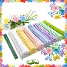 80/200/303/502/722pcs Pipe Cleaners, 8mm Thick Fluffy DIY Twistable Stems, Can Make Flowers, Ornaments, Cute Crafts, Suitable For School, Home Decor, DIY Fuzzy Sticks - Multicolor - View 4