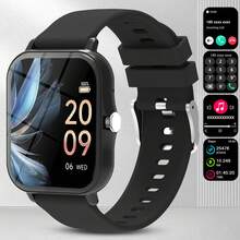 Reloj inteligente 2026 nuevo de 1.83 pulgadas con pantalla grande para hombres y mujeres, doble correa, correas de colores, notificación de mensajes, respuesta de llamadas, control de música conveniente, modo deportivo, compatible con sistemas iOS y Android, regalo perfecto - Multicolor 1 - Ver 13