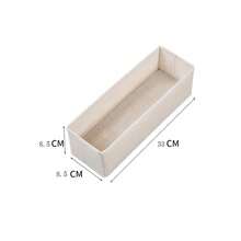 1pc White Fabric Non-Patchwork Storage Box, Linen Clip Storage, Clothes Organizer, Wardrobe Clothes Pants Layered Storage Decoration, Holiday Decoration, Room Decoration, Home Decoration, Bedroom Decoration, Organizer, Organizer, Storage Box, Clothing Storage,Bedroom Room Decor,Back To School - White - View 11