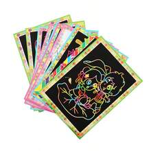 Kids' Educational Graffiti Magic Scratch Paper, Cartoon Multi-Pattern ...