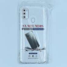 Galaxy 透明氣墊防震手機殼 1.5mm 加厚四角氣囊 鏡頭加高保護 TPU 軟殼 - 無色 - 查看 133