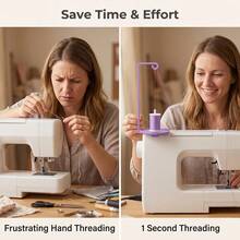 Three-Roll Sewing Machine Thread Stand - For Home Embroidery, Detachable Sewing Storage Stand, Sewing Machine Special Thread Stand - Multicolor - View 2