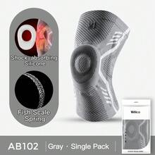 1 Piece Knee Pads,Basketball,Football,Knitted Springs,Anti Slip Running Leg Pads,Fitness Sports Knee Pads,Protective Gear,Knee Pads - Multicolor - View 10