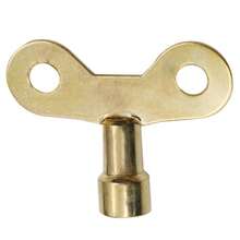 1 pieza Llave de radiador de metal duradera - Herramienta de plomería multifuncional, adecuada para válvulas de aire y grifos, incluye herrajes de instalación - Unitalla - Ver 8
