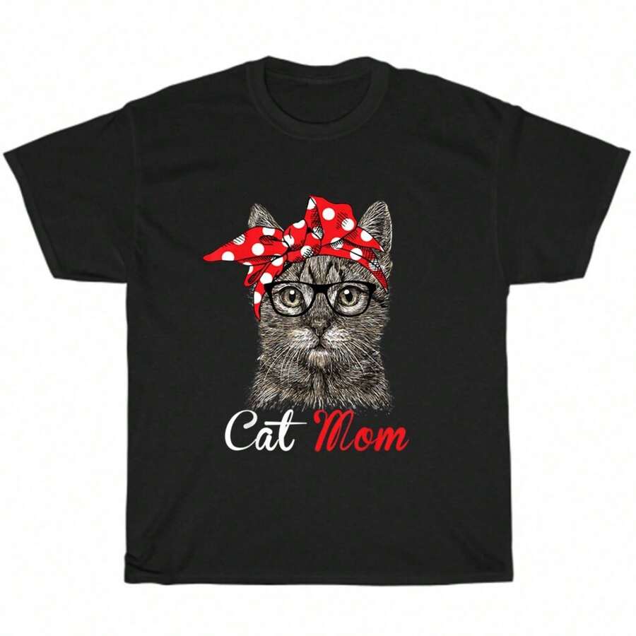 Funny Cat Meme T-Shirt - Black 8 - View 1