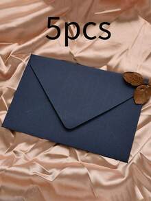 10pcs Envelopes, Office Envelopes, Wedding Invitation Cards, Western Business Invitation Letters, Holiday Gifts, Party Decoration Envelopes, Multi-Style & Multi-Color, DIY Handmade Storage, Solid Color Invitations Back To School - Multicolor - View 20