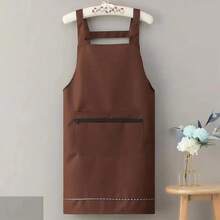 Celemek Dapur Tanpa Lengan Tahan Air untuk Wanita dan Pria, Desain Tali Bahu yang Modis dan Lucu, Celemek Kerja Memasak Serbaguna - MultiWarna - View 3
