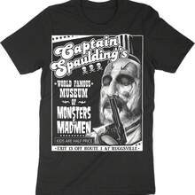 Captain Spaulding - The Orginal Monsters And Madmen V2 T-Shirt - Black - View 11