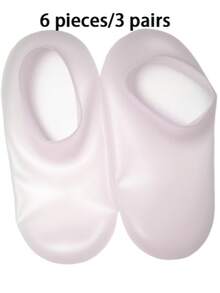 1-3pairs Silicone Moisturizing Foot Socks, Effective Foot Care, Prevent Cracked Heels, Remove Dead Skin, Elastic Foot Socks, All-Day Moisture Locking, Prevent Dryness, Odorless, Easy To Wear And Remove, Soft And Comfortable Material. - Multicolor - View 18