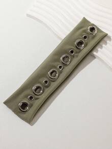 1件甜酷女孩Y2K街頭金屬孔眼髮箍，龐克風，適合日常穿搭、拍照裝飾與造型 - 彩色 - 查看 16