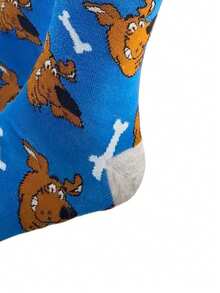 5雙隨機款中性襪 Warner Bros. Scoobert Doo 系列 趣味卡通動物狗狗個性化百搭中筒襪，適合日常穿著 - 彩色 - 查看 7