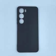 適用於 Vivo 手機殼，純色啞光黑手機殼，親膚啞光 TPU 軟殼，防指紋防汗防滑，鏡頭凸起防刮，輕量全包覆日常防撞極簡手機保護殼 - 黑色 - 查看 36