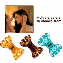1 Pc Smart Magnetic Detachable Bow Hair Clip - Removable Alligator Clip For Half-Up Hairstyle & Fringe, Versatile For Dates, Beach Vacations, Parties & Performances, Age-Defying Hair Accessory, Great Gift Idea - Magnetic Hairpin - View 10