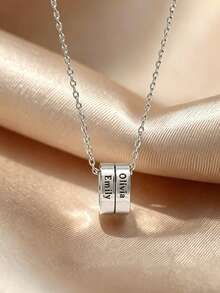 [ZzAi Custom]Collier de pierre de naissance, Collier de pierre de naissance personnalisé avec feuille, 1-3 pierres de naissance, Style Or/Argent, 4 styles de pierres de naissance différents disponibles, Bijoux de famille, Bijoux de pierre de naissance, Cadeau pour maman, Boîte cadeau de Noël pour femmes - Style de bague - chaud - Voir 2